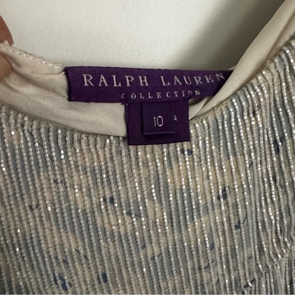 Ralph Lauren Purple Label beaded blue skirt - Picture 2 of 7